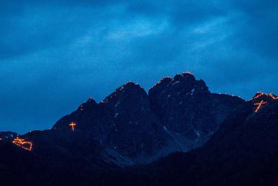 I fuochi del Sacro Cuore di Gesù in Sudtirolo