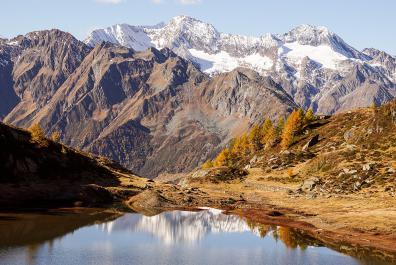 Snow-capped mountains