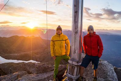 Escursione allo spuntar del sole sulla cima Cigot