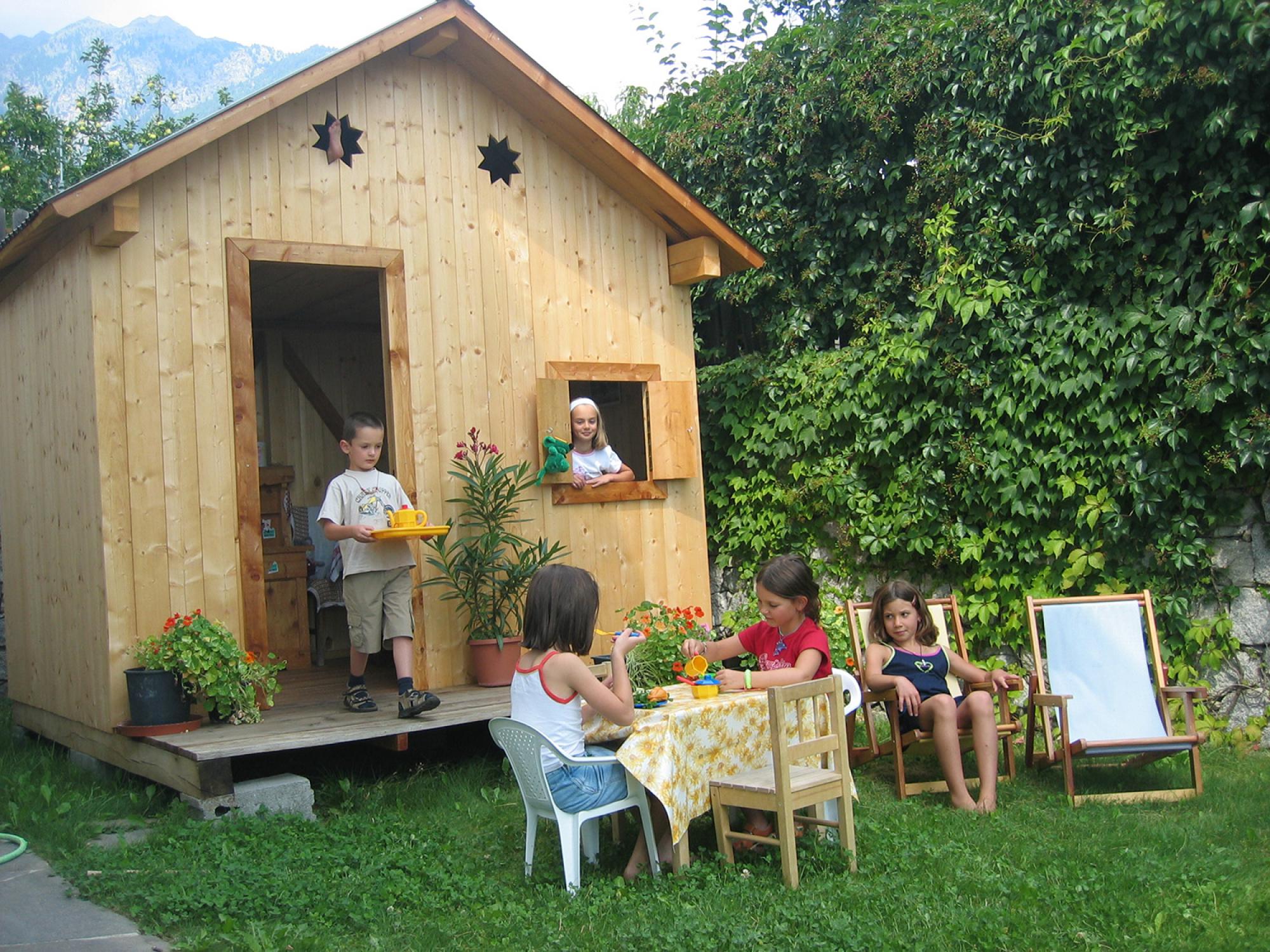 Casetta giochi per i bambini